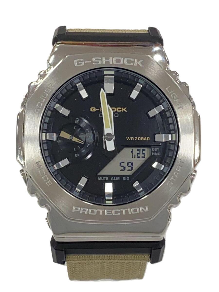 CASIO◆クォーツ腕時計_G-SHOCK/アナログ/シルバー_画像1