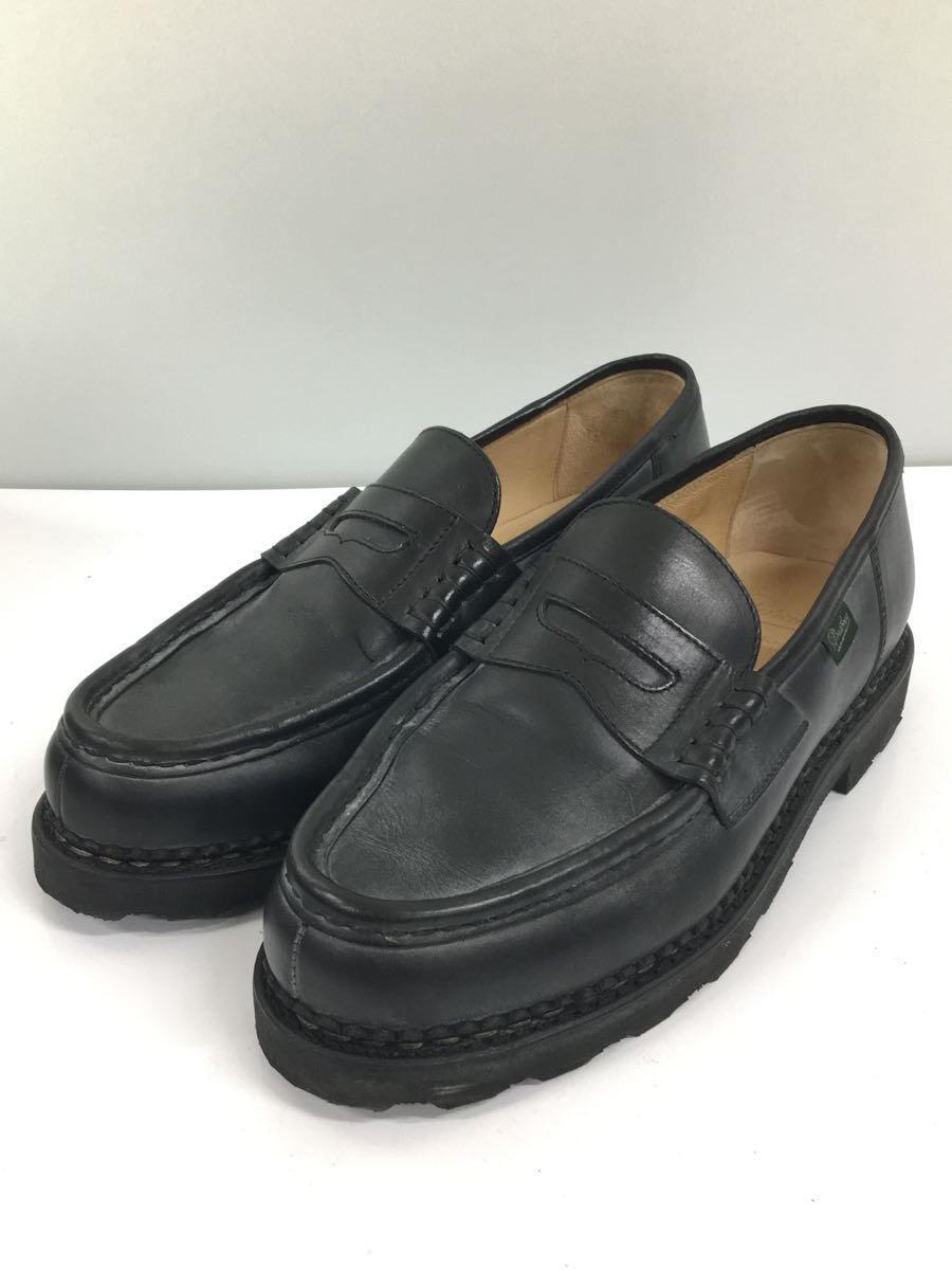 Paraboot◆REIMS/ランス/ローファー/UK7/BLK/レザー/99412_画像2