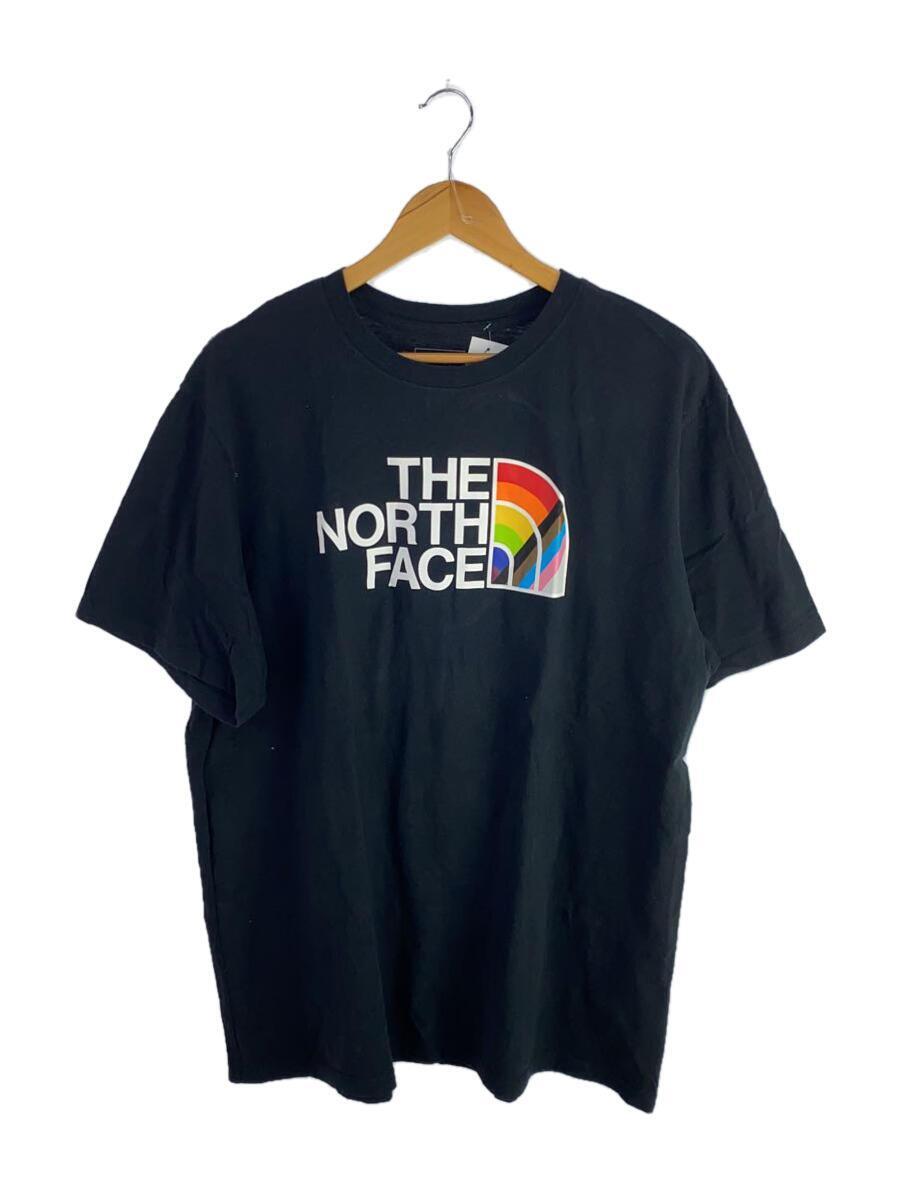 THE NORTH FACE◆Tシャツ/XL/コットン/BLK/プリント/NF0A5J9HJK3/2022SS_画像1