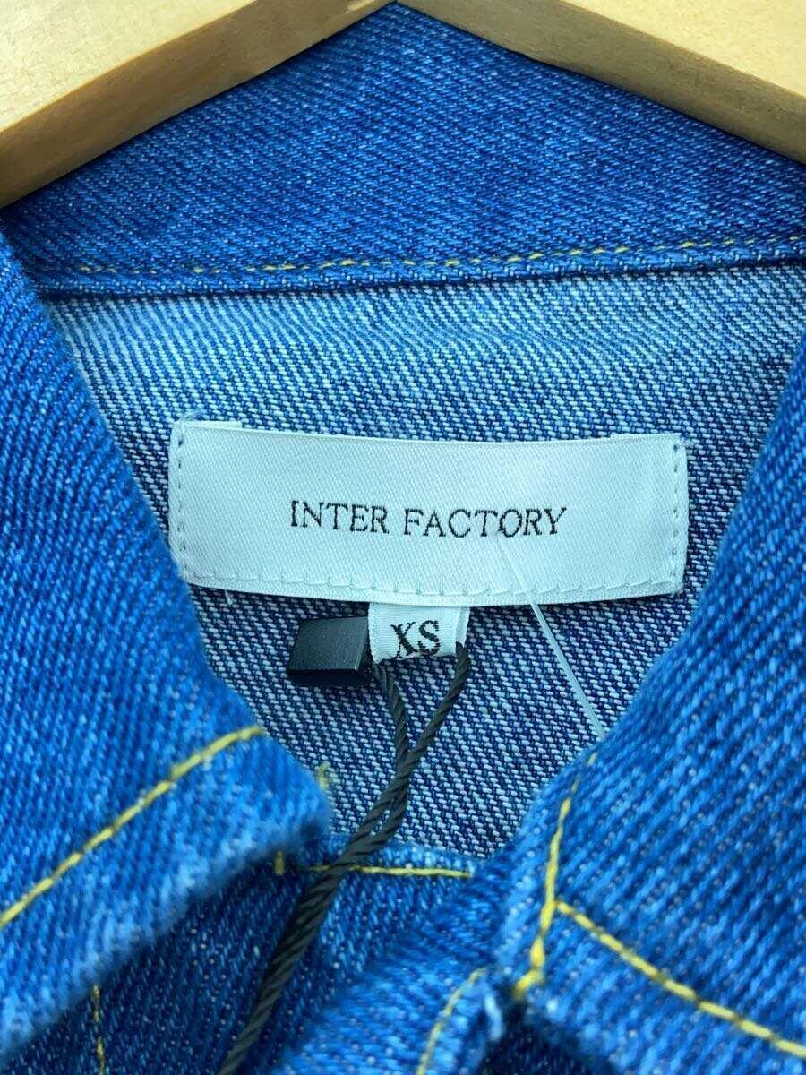 INTER FACTORY◆Gジャン/XS/コットン/IDG/IFZAM0221001_画像3