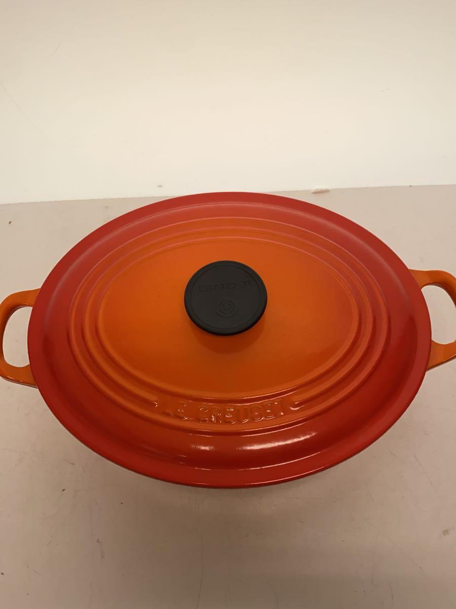 LE CREUSET◆鍋/ORN/オーバル/27cm_画像2