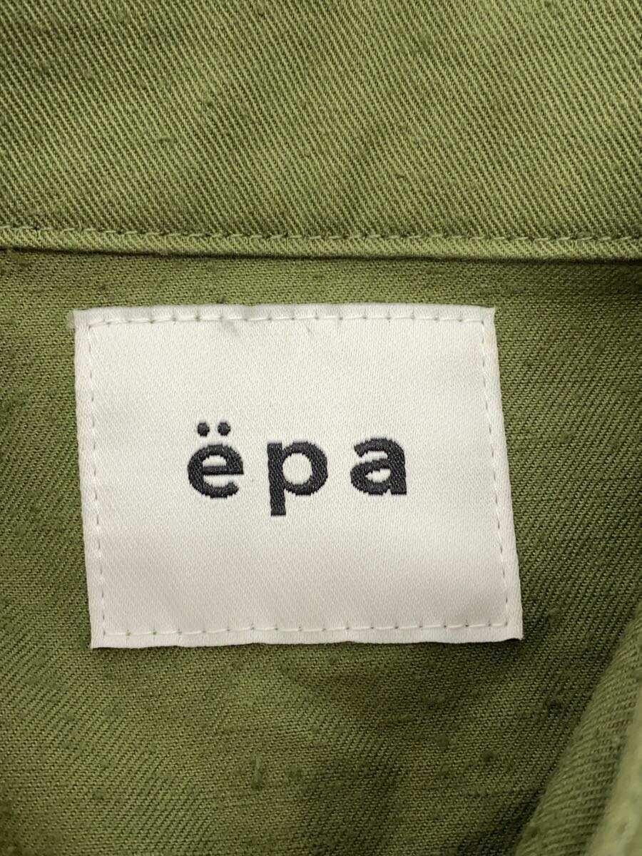 epa/military china shirt/FREE/コットン/GRN/無地_画像3