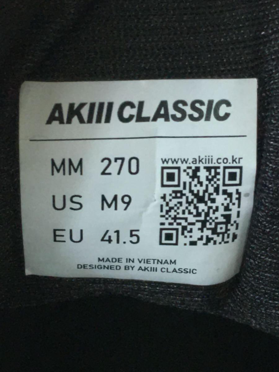 AKIII CLASSIC◆ローカットスニーカー/27cm/BLK/AKC-0003_画像5