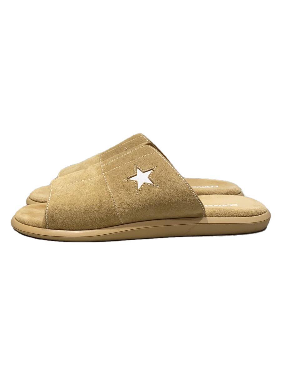 CONVERSE ADDICT◆ONE STAR SANDAL/28cm/BEG/スウェード/35200260