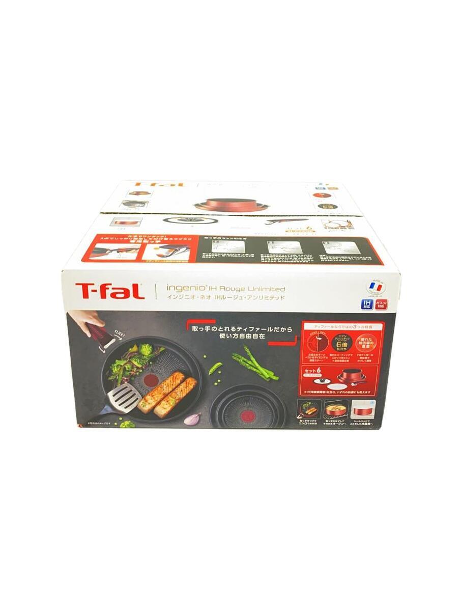 T-fal◆鍋/6点セット/RED/L38391/インジニオン・ネオIHルージュ・アンリミテッド セット6