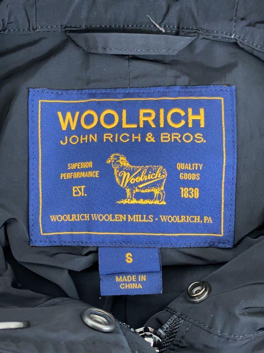 Woolrich◆ナイロンジャケット/S/ポリエステル/BLK/無地/1801099_画像3