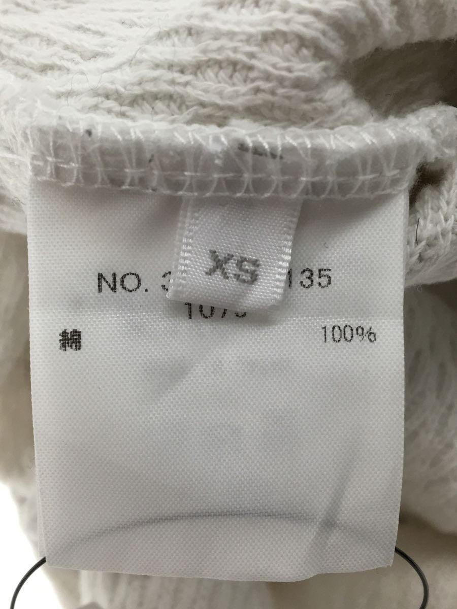 R.H. VINTAGE* long sleeve T shirt /XS/ cotton /WHT/ total pattern /3510900135
