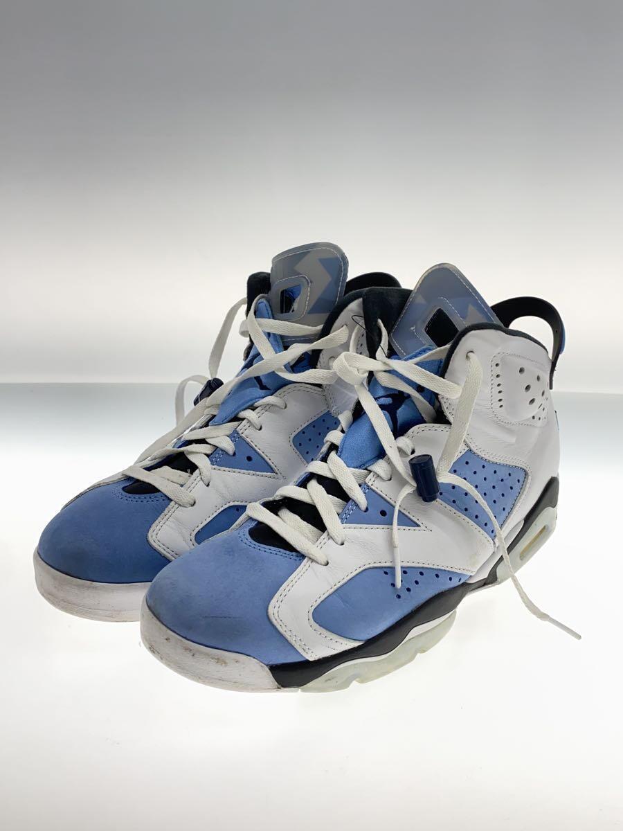 NIKE◆AIR JORDAN 6 RETRO_エアジョーダン 6 レトロ/28cm/BLU_画像2