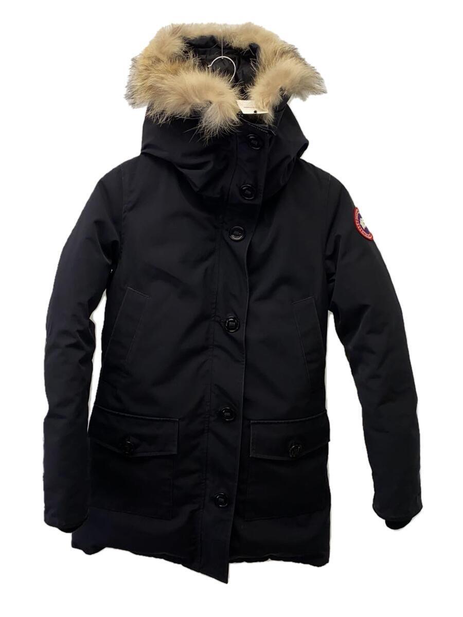 CANADA GOOSE◆ロングダウンジャケット/S/ポリエステル/BLK/2603JL/Bronte Parka Heritage_画像1