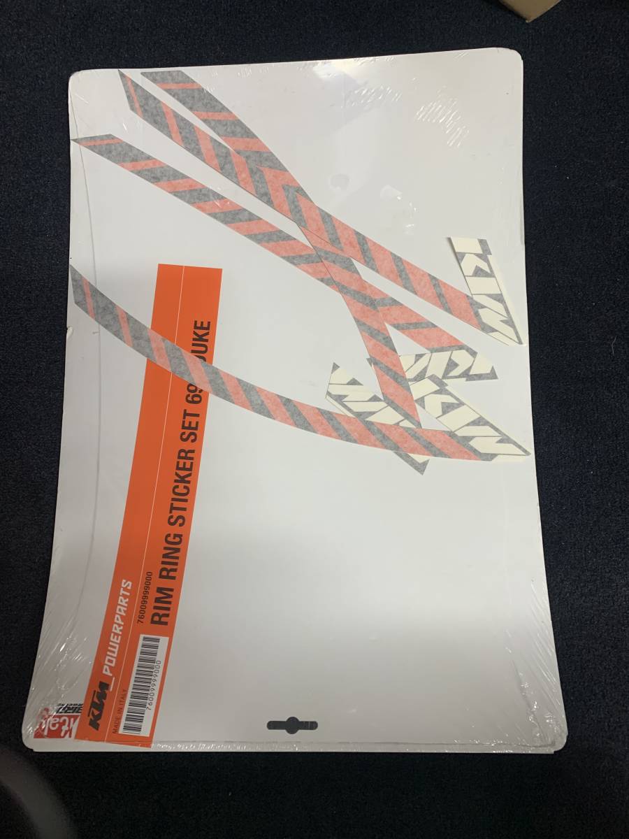 ■KTM690DUKE RIM RING STICKER SET 未使用　在庫品_画像2