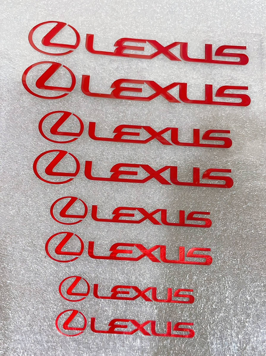  Lexus  тормоз  суппорт    наклейка   красный  8 шт.  комплект   LEXUS  наклейка  HS CT UX NX IS RX RC GS ES LS LX