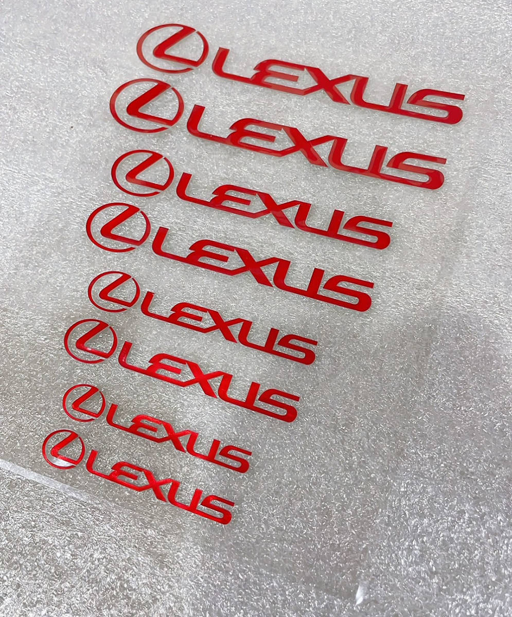  Lexus суппорт тормоза стикер красный 8 шт. комплект LEXUS наклейка HS CT UX NX IS RX RC GS ES LS LX