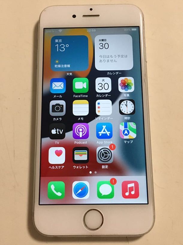 SIMフリー Phone 6s 64GB シルバー　バッテリー新品　[安心保証]_画像1