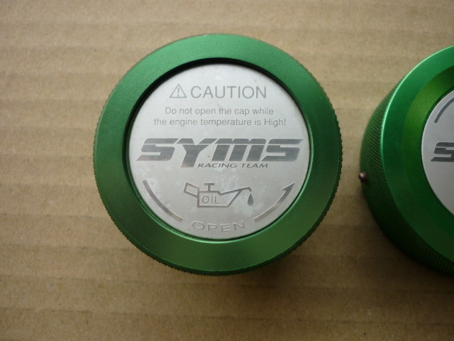 SYMS/シムス クラッチ・ブレーキ キャップ カバー+オイルフィラーキャップ_画像2