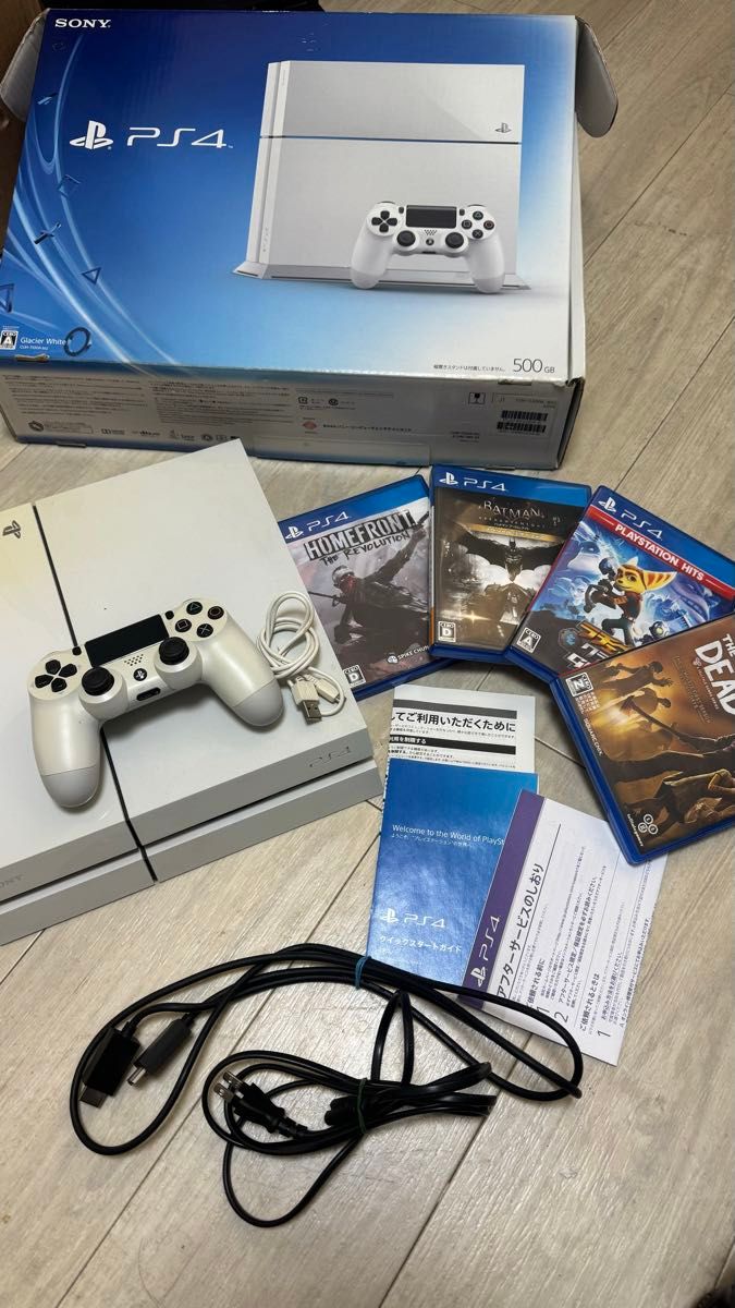 【おまけあり】PS4 500GB 本体 ＋コントローラー ＋ソフト4本