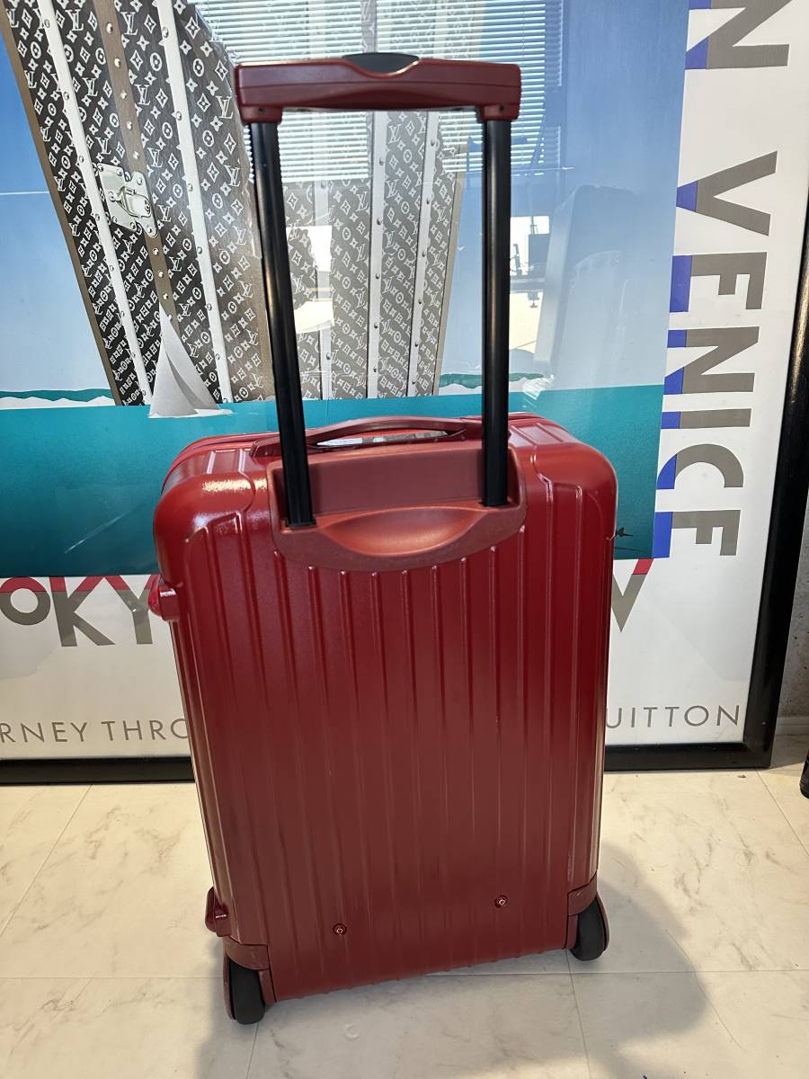 [ prompt decision / immediate payment ]! dial lock! machine inside bringing in! RIMOWA Rimowa SALSA 2 wheel suitcase divider equipping red red 855.52 35L genuine article 