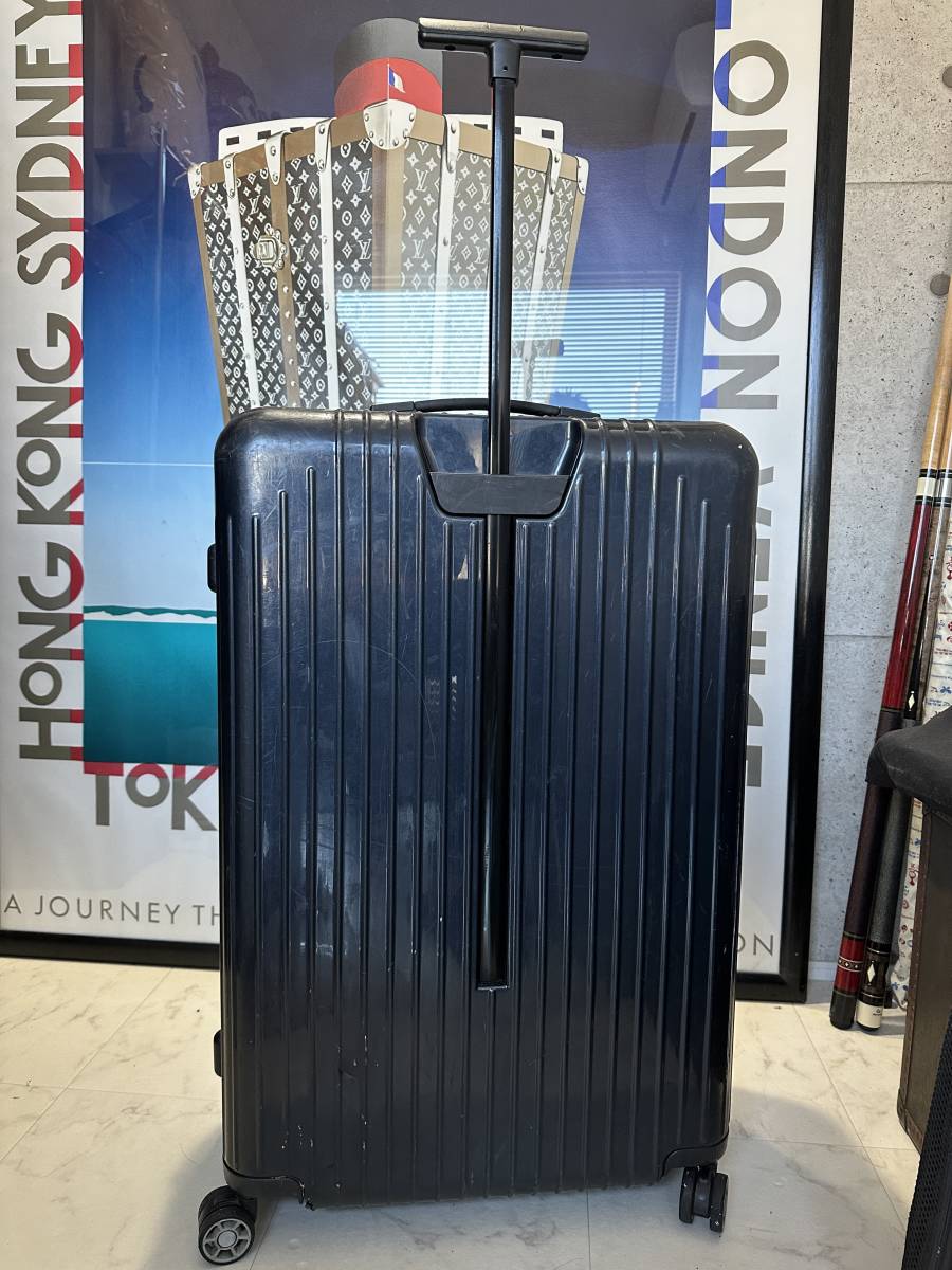 [ prompt decision / immediate payment ]RIMOWA SALSA AIR Rimowa salsa air 4 wheel multi wheel navy blue TSA lock suitcase 820.73.25.4 91L