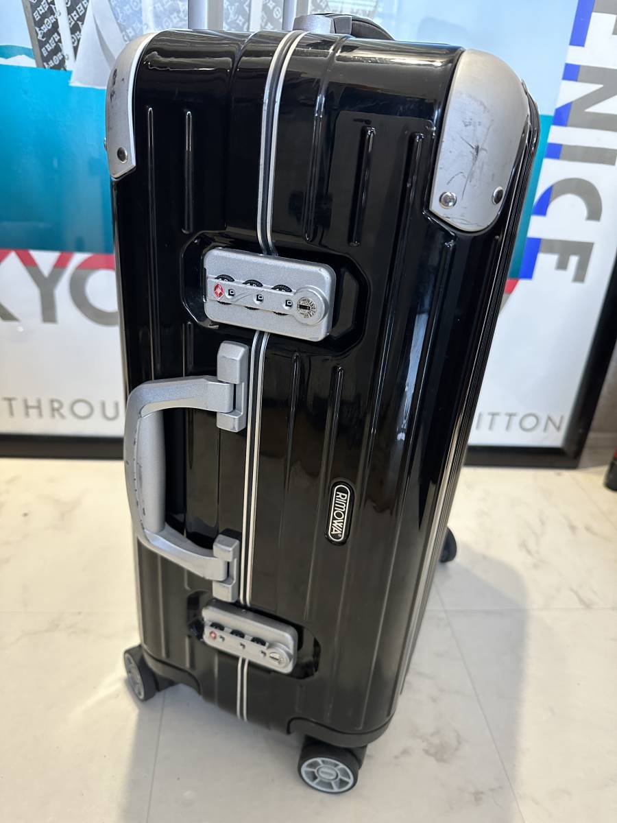 [ prompt decision / immediate payment ]!! machine inside bringing in size!!RIMOWA LIMBO Rimowa Lynn bo suitcase multi wheel 4 wheel black black 35L 881.53 37L degree 