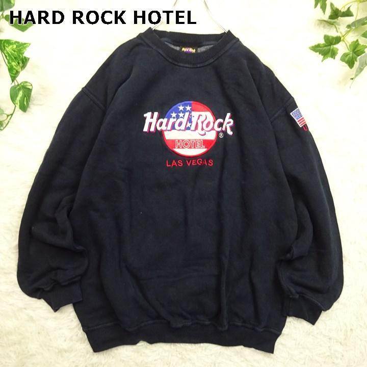 HARD ROCK HOTEL ハードロックホテル ビックロゴ刺繍 星条旗 ビッグ