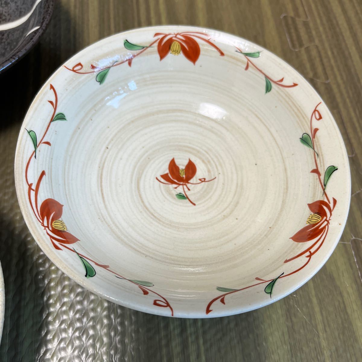昭和レトロ食器 龍峰窯 窯元器 赤玉パンチワイングラス オールドノリタケ食器 仁峰窯 『絵変り多用皿揃』小鉢 5枚セット 昭和レトロ 柄 和食器