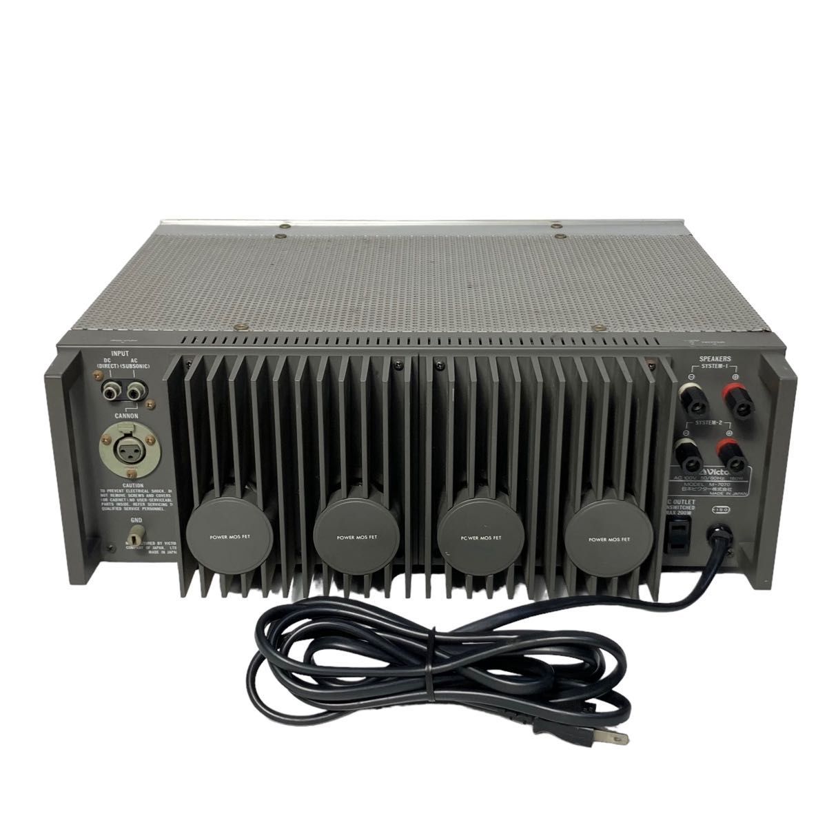 Victor ビクター M-7070 Power Amplifier モノラルパワーアンプ_画像5