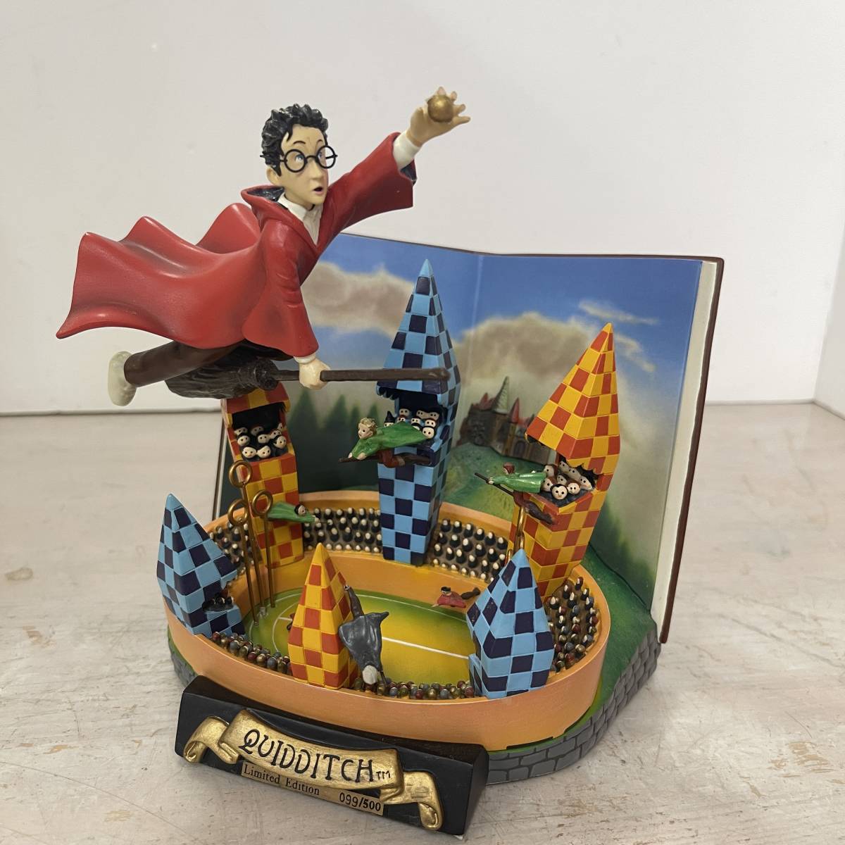 3141　ハリーポッター　ジオラマ　クィディッチ/QUIDDITCH　リミテッドエディション　限定品　難あり　中古品_画像1