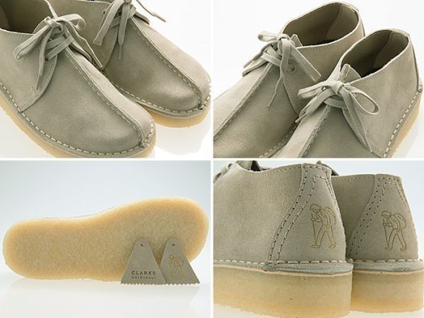 新品/CLARKS ORIGINALS/クラークス/DESERT TREK/ウィメンズ デザートトレック/SAND SUEDE/サンド スエード/ベージュ/26164264/24.5cm_画像3