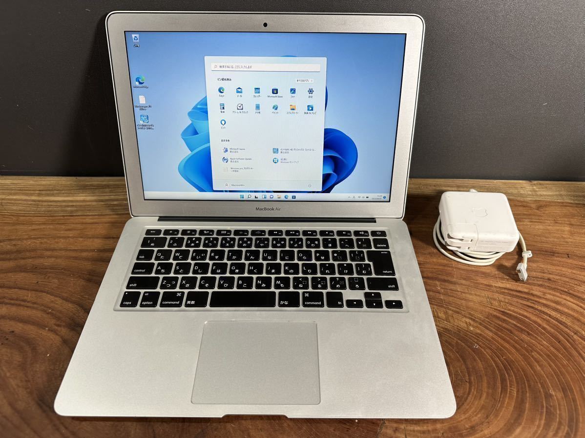 「最上位充電1回」Apple MacBook Air 13inch 2015/Corei7 2.2GHZ/SSD512GB/8GB/Office2019/Windows11