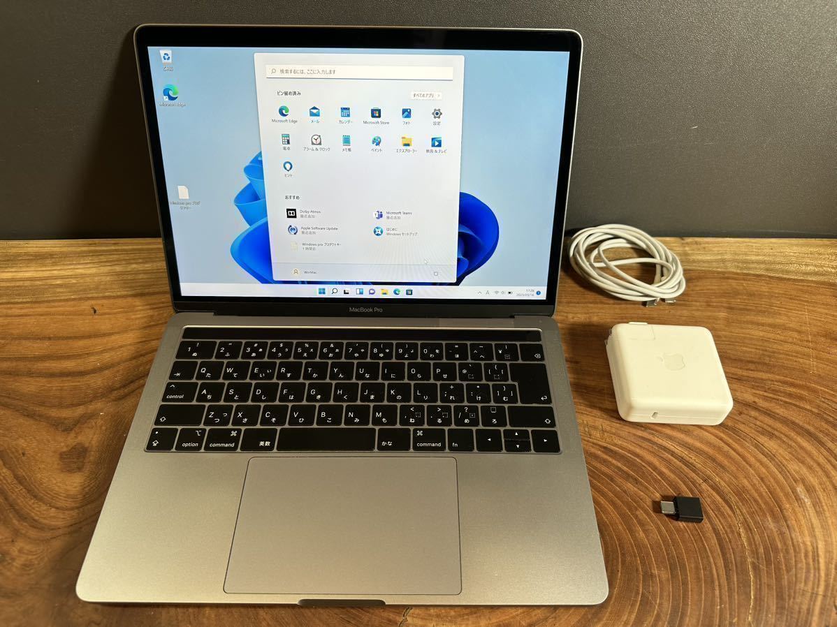 「セール」「美品充電1回」Apple MacBook PRO Retina 13inch 2017/最上位CPUi7 3.5GHZ/16GB/SSD512GB/Windows11/office2019_画像2