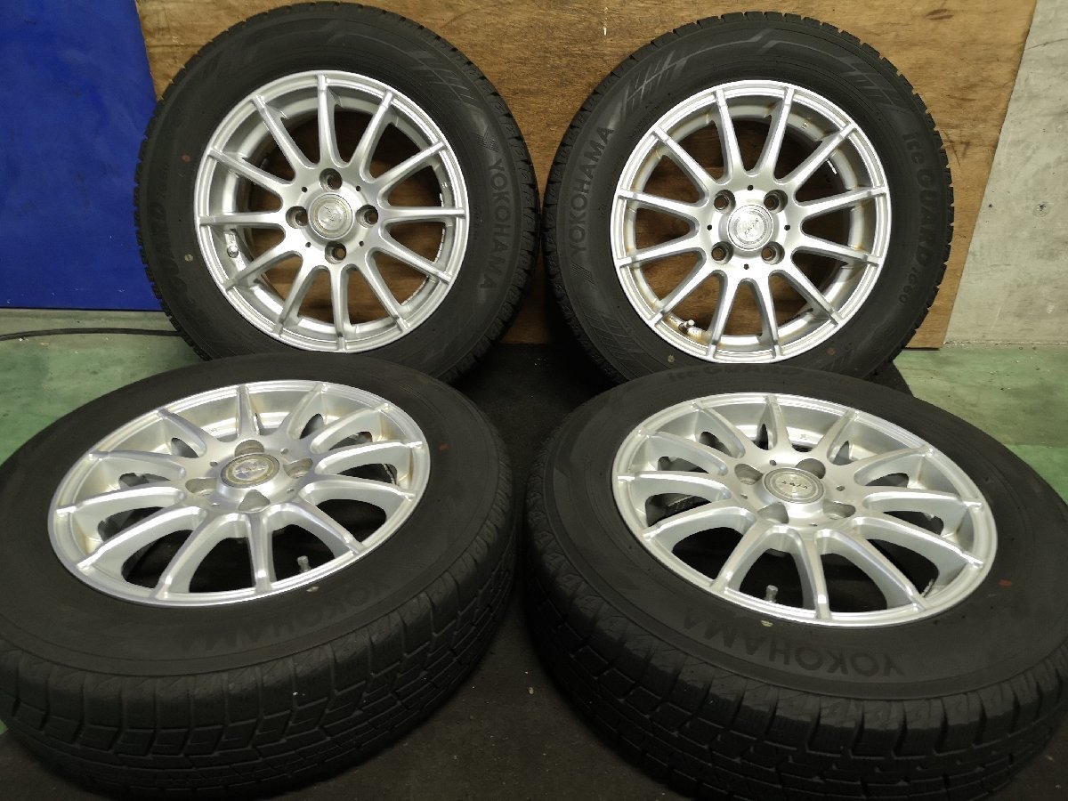 ■ スタッドレス 4本 175/65R14 ヨコハマ アイスガードiG60 ウェッズ ジョーカー 14x5.5J+42_画像1