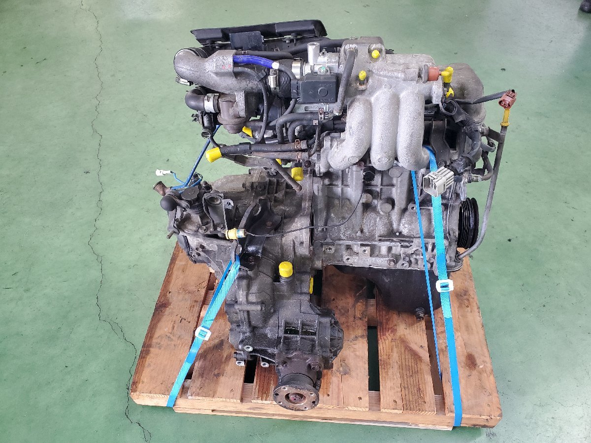 ■ エンジン K6Aターボ ミッション 5MT 4WD アルト ワークス RS-Z E-HB21Sの画像2