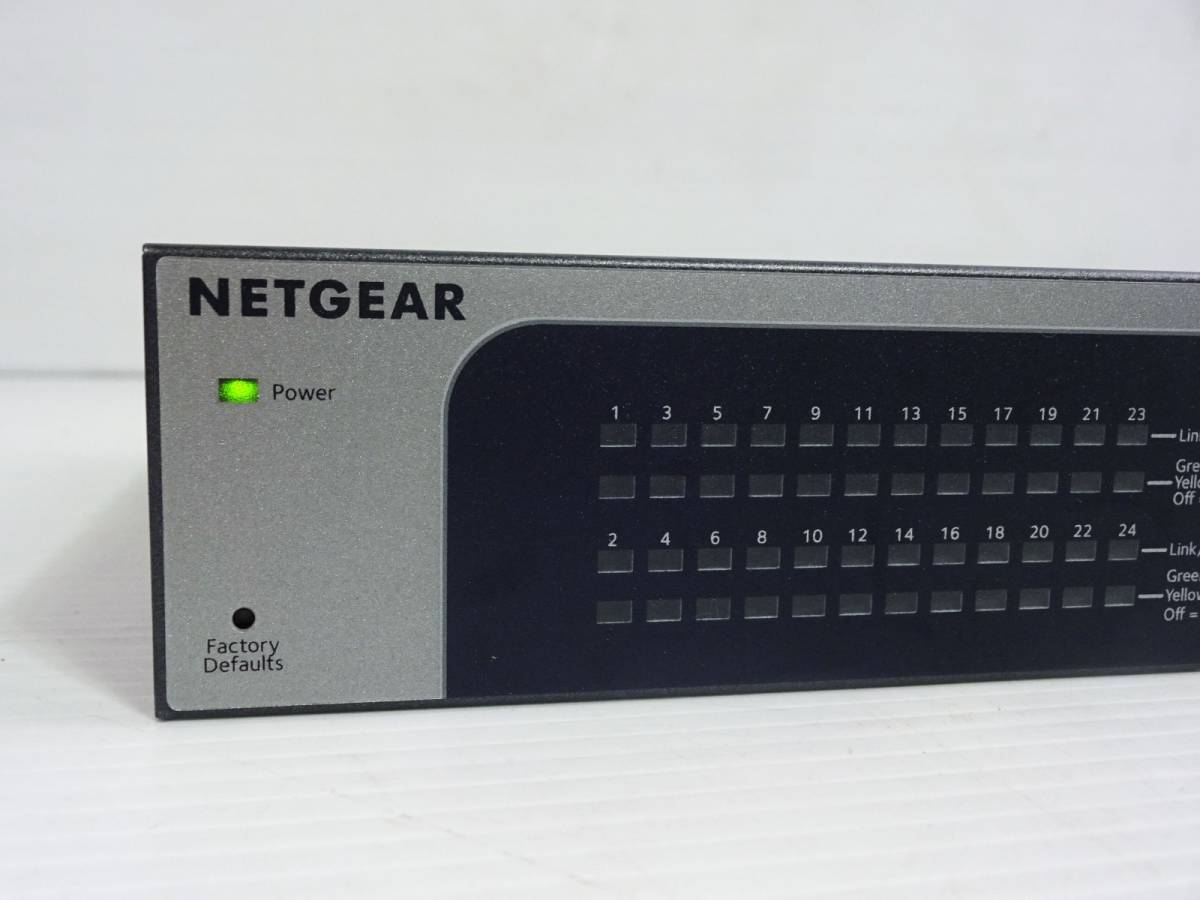 NETGEAR сеть механизм # JGS524E v2 Giga bit 24 порт Prosafe 24Port Plus Switch # ② труба 43820