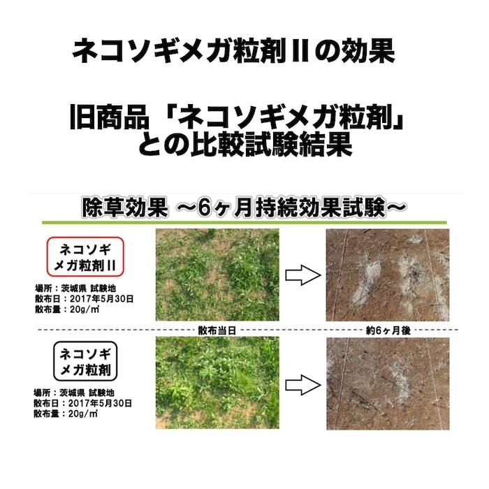 除草剤 強力 粒剤 顆粒 ネコソギメガ 粒剤 II 7kg 1400m2まで 土壌処理型 業務用に 約６ヶ月持続 レインボー薬品 II IIの画像5