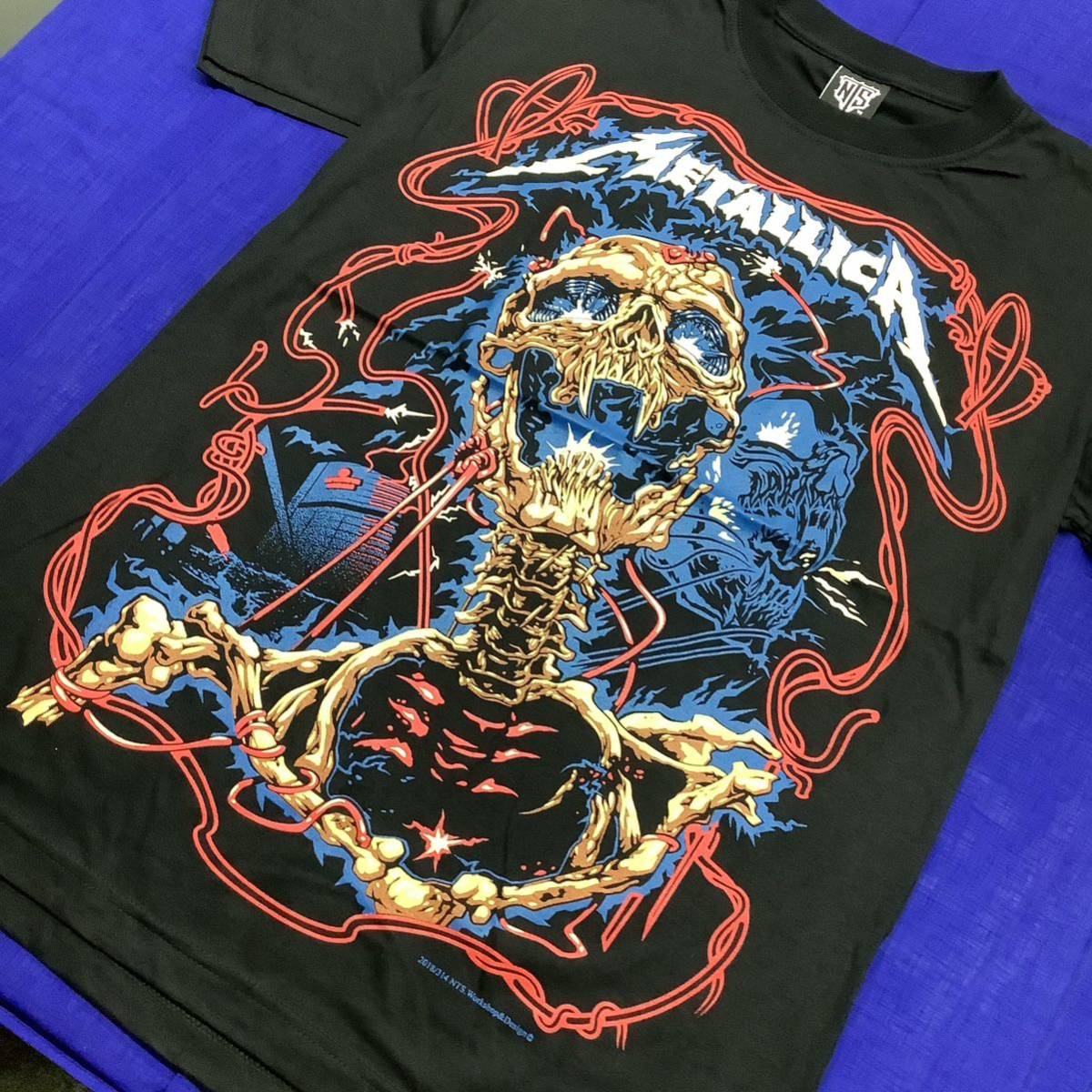 SR2A1. バンドTシャツ Mサイズ　METALLICA ⑦ メタリカ　半袖 黒