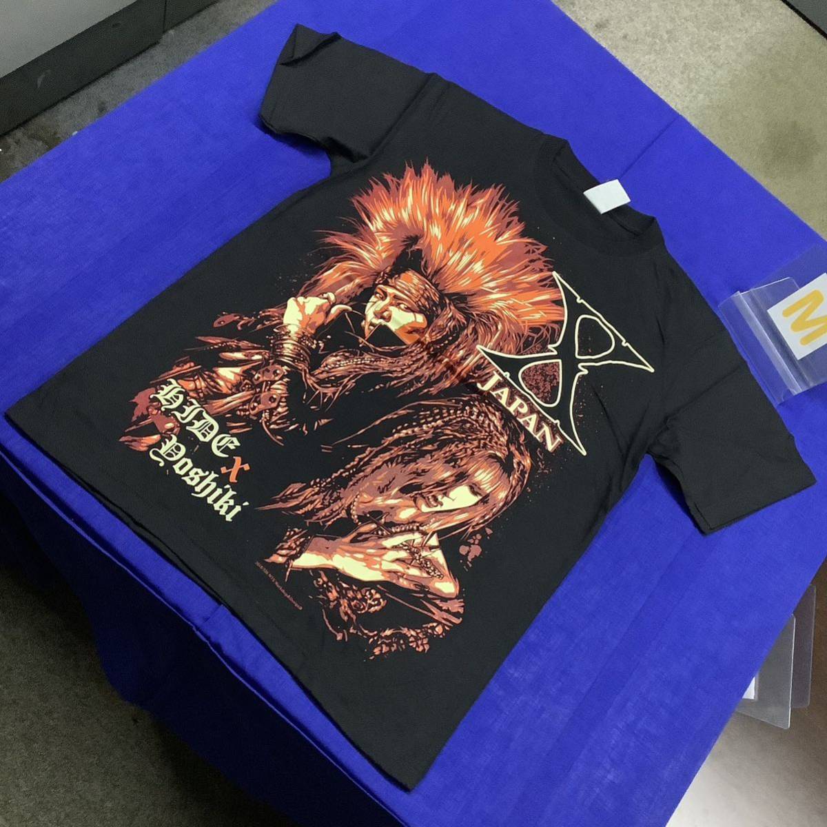 SR2A1. バンドデザインTシャツ　Mサイズ　X JAPAN ③ Xジャパン　yoshiki HIDE_画像5