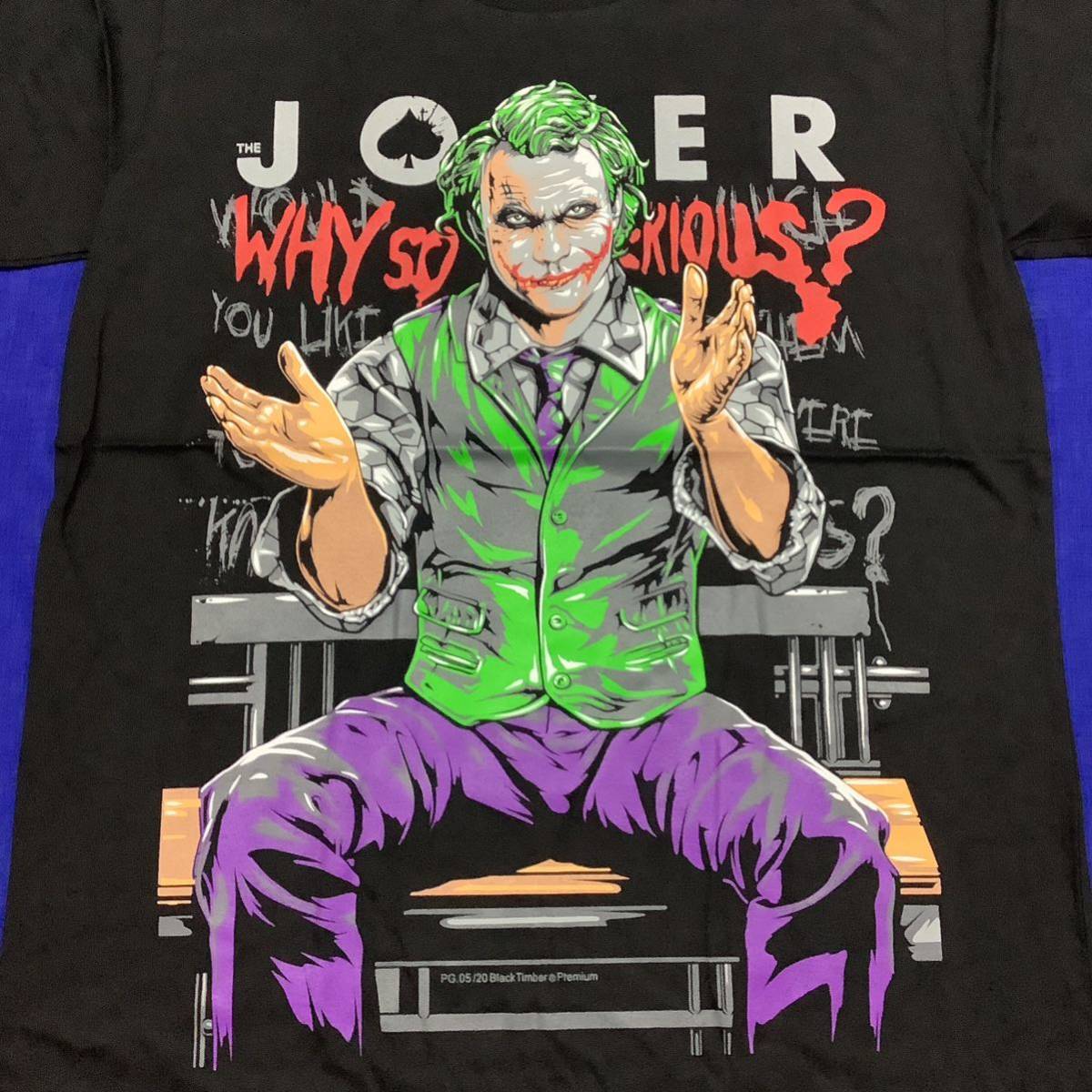 SR2A1. デザインTシャツ　Mサイズ　joker ③ ジョーカー　映画Tシャツ_画像3