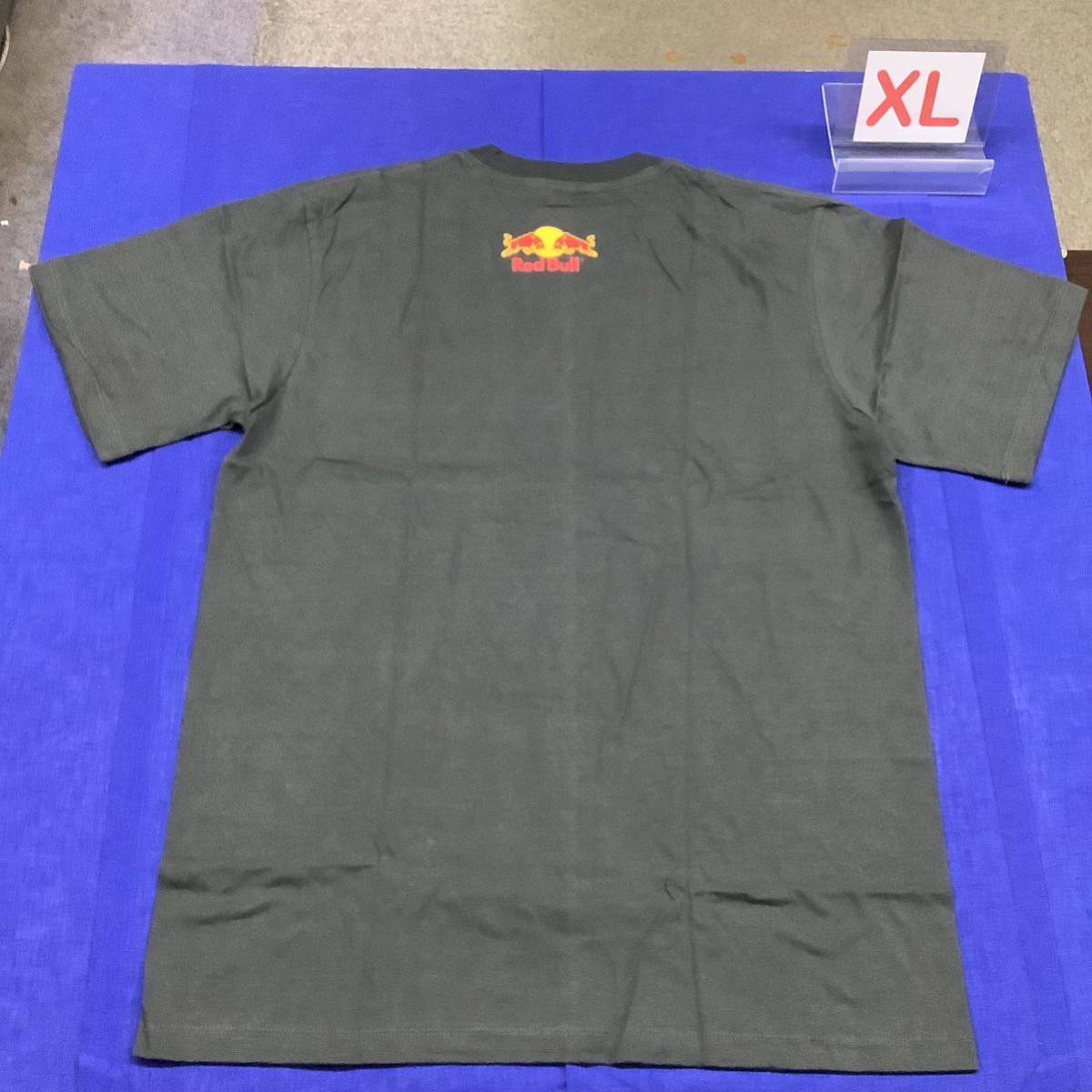 SR10C3. デザインTシャツ XLサイズ　墨黒　RED BULL レッドブル 半袖 プリントTシャツ_画像7