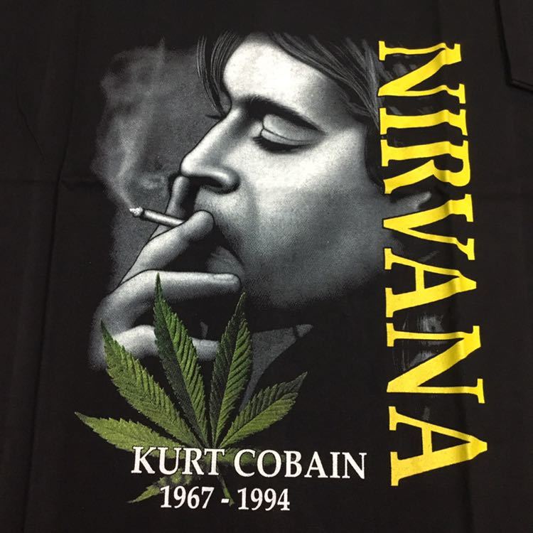 SR4D1. 両面プリントバンドデザインビッグサイズ Tシャツ XXXL ニルヴァーナ ① NIRVANA カートコバーン_画像2