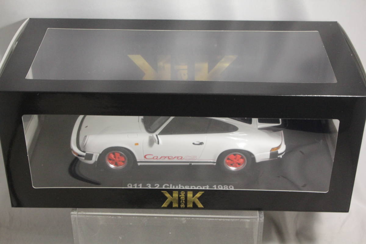 KK 1/18 ポルシェ 911 カレラ 3.2 clubsport 1989 White_画像6