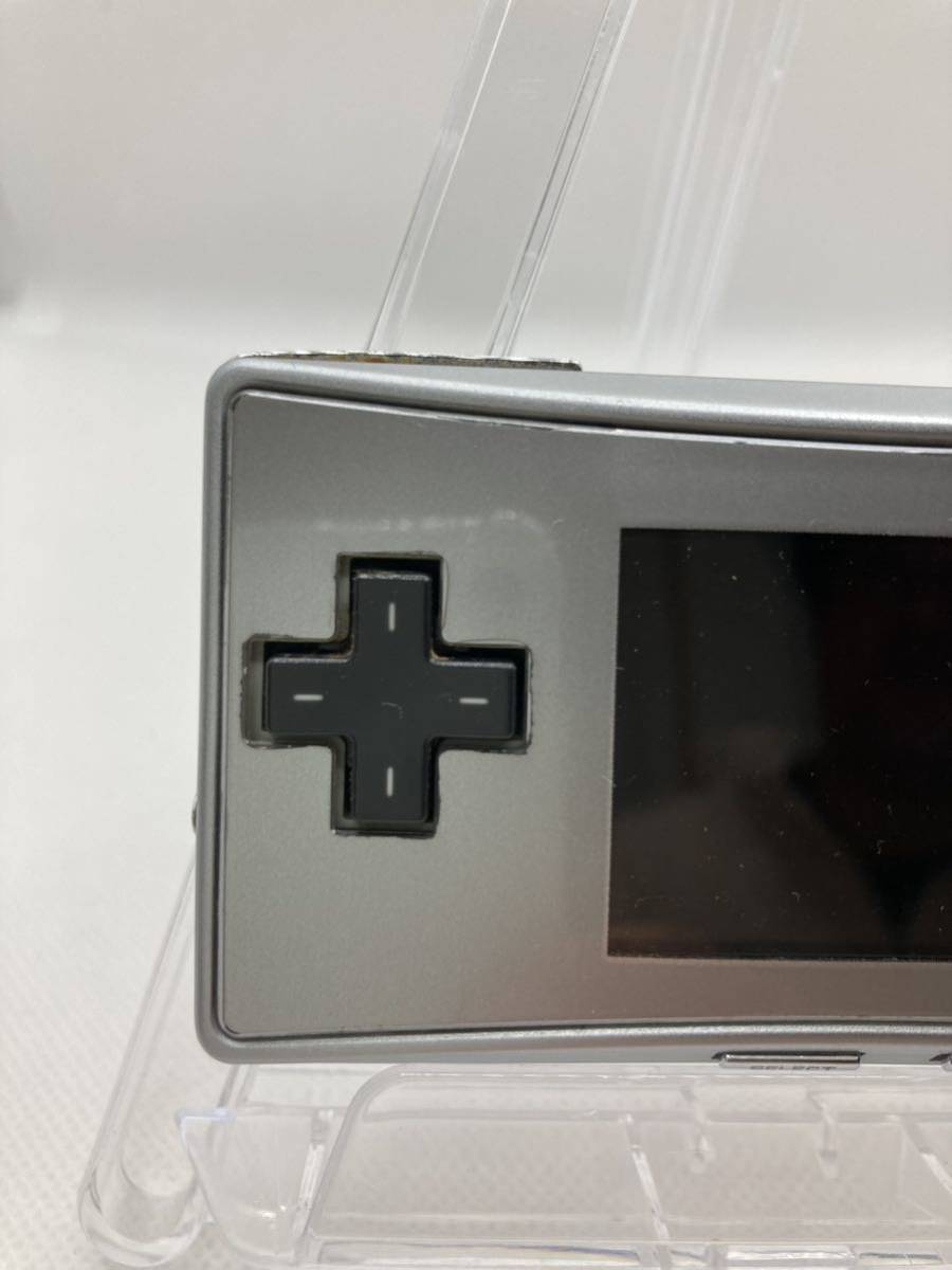 新品電池交換済み　ゲームボーイミクロ　シルバー　GAME BOY micro 任天堂 Nintendo ニンテンドー GBA _画像2