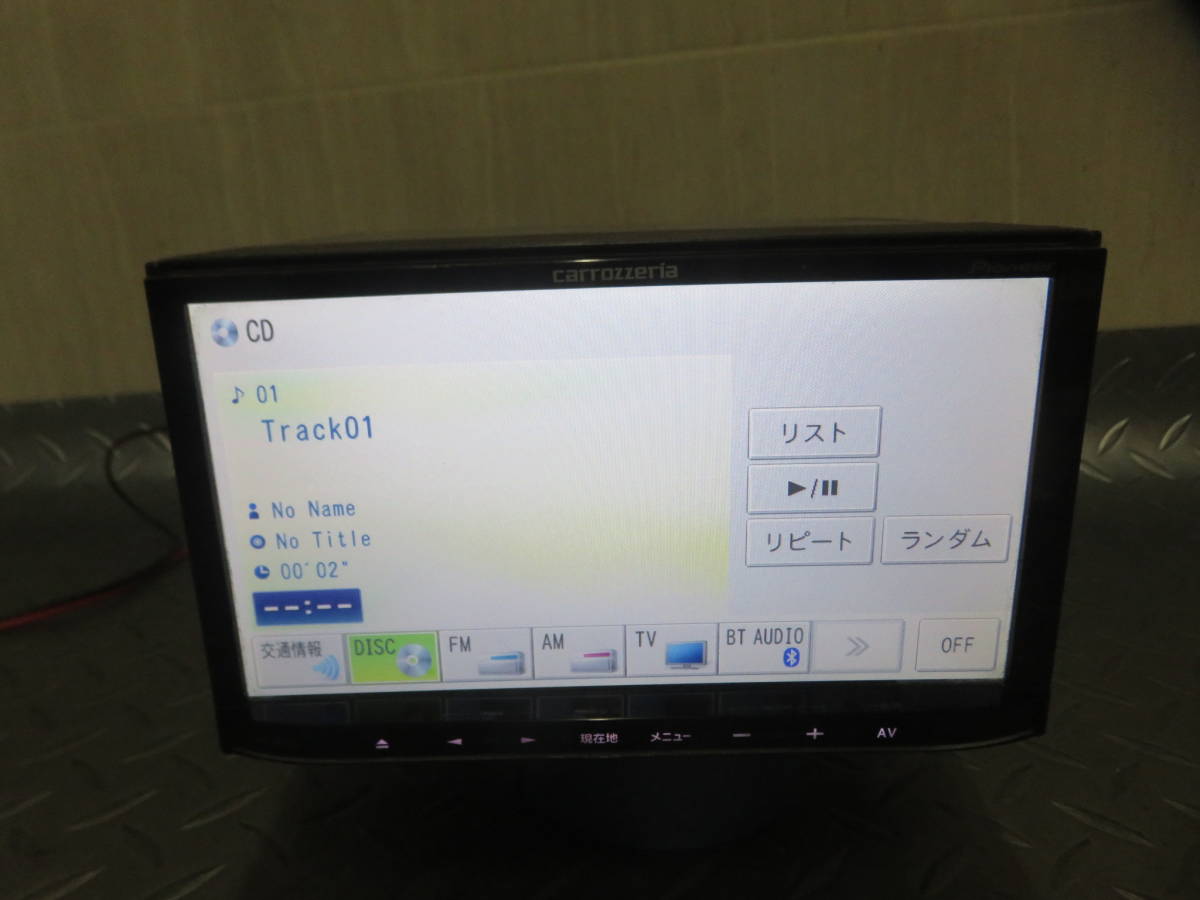 動作OK品/保証付/タッチパネル正常/W3603/カロッツェリア人気SDナビ多機能/AVIC-MRZ90/ワンセグ/Bluetooth/テレビOK/AUX.ipod/07/77/_画像5