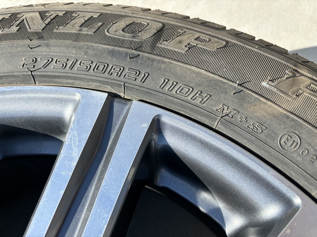 レクサス LX570 21インチ 8.5J +54 スペアタイヤ 1本 PCD150 5穴 275/50R21 タイヤホイール_画像4