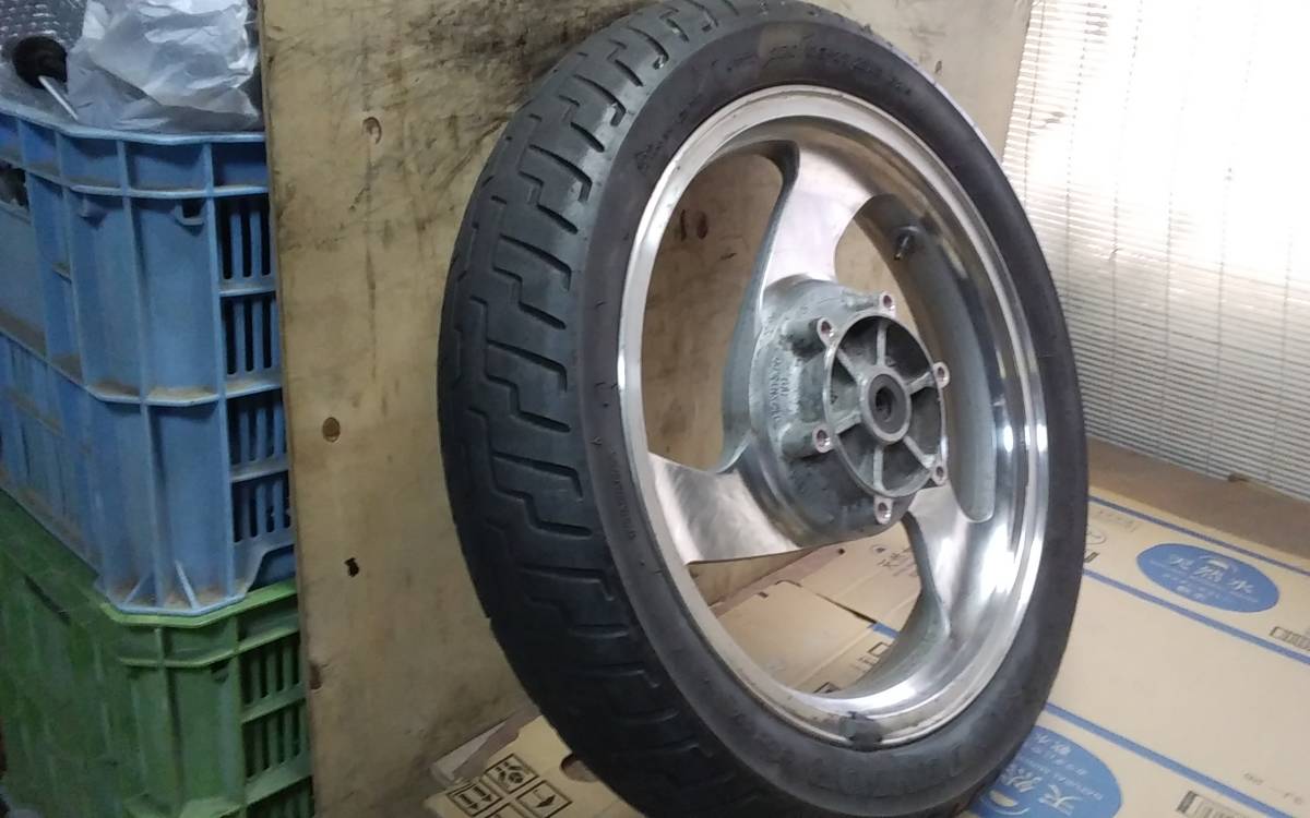  Eliminator 250V original front wheel specular till polish.. tire extra ..
