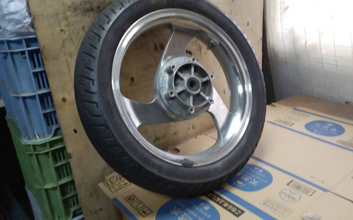  Eliminator 250V original front wheel specular till polish.. tire extra ..