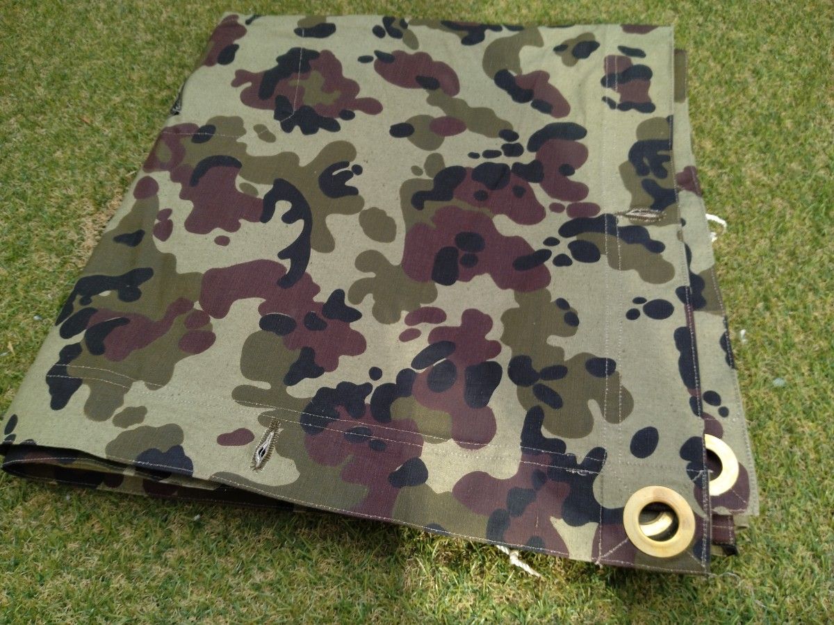 ルーマニア軍 アメーバカモ 軍幕 美品 デッドストック 連結 ルーマニア軍 アメーバカモ 軍幕 美品 デッドストック 連結