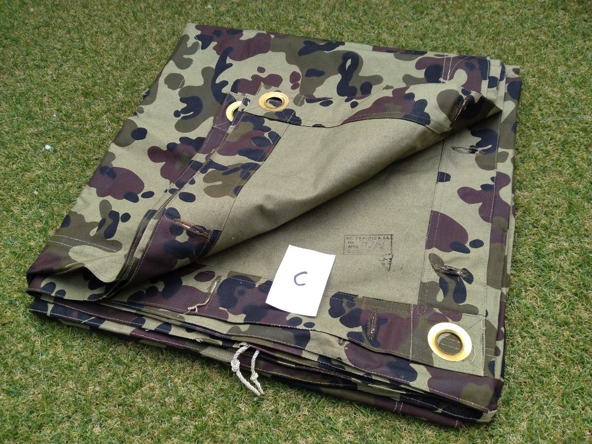 ルーマニア軍 アメーバカモ 軍幕 美品 デッドストック 連結 ルーマニア軍 アメーバカモ 軍幕 美品 デッドストック 連結