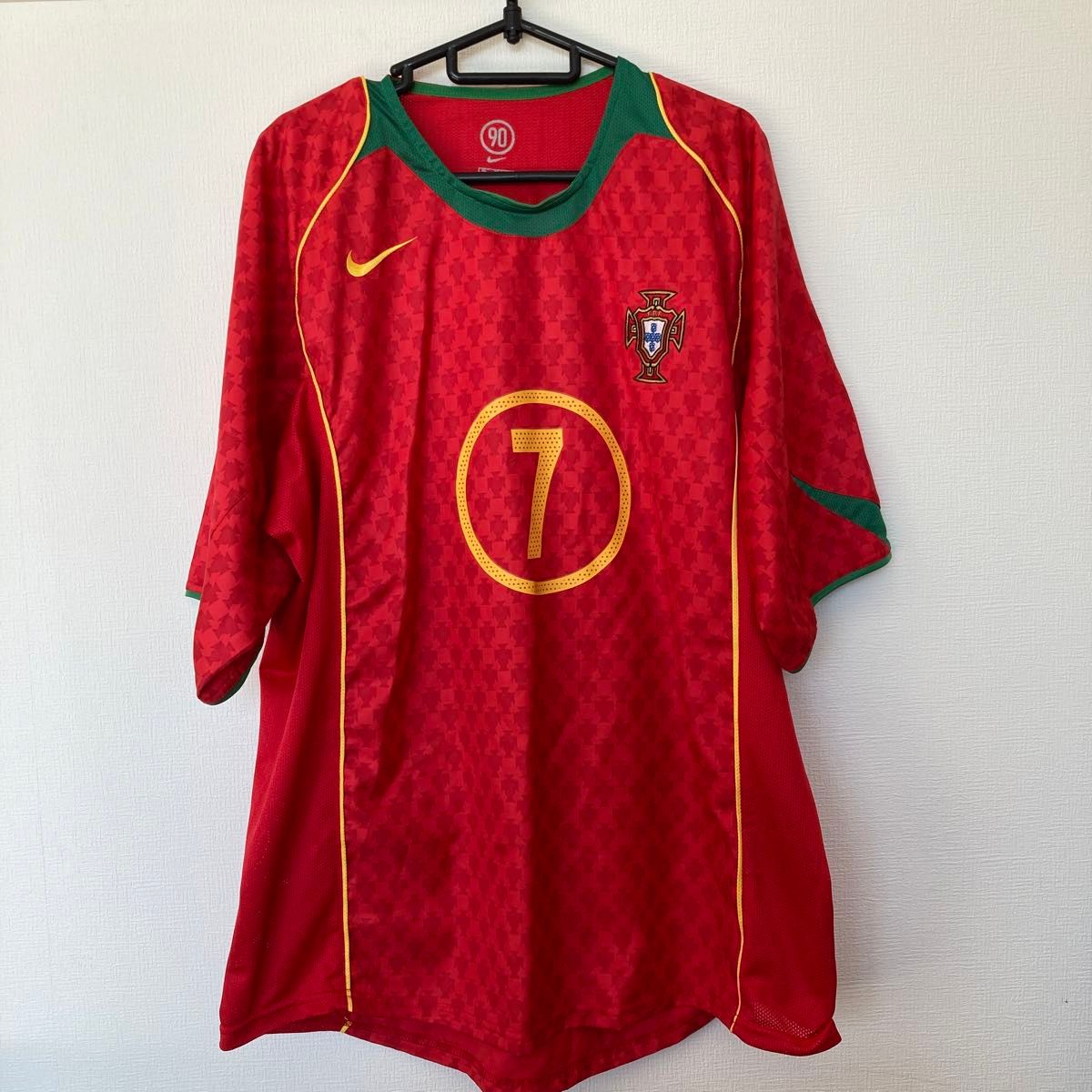 極レア】NIKE製 ナイキ 2004/05 サッカーポルトガル代表 ホーム 極レア】NIKE製 ナイキ 2004/05 サッカーポルトガル代表 ホーム