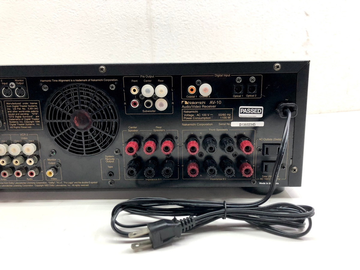 241-86　Nakamichi AVアンプ AV-10 ナカミチ _画像9