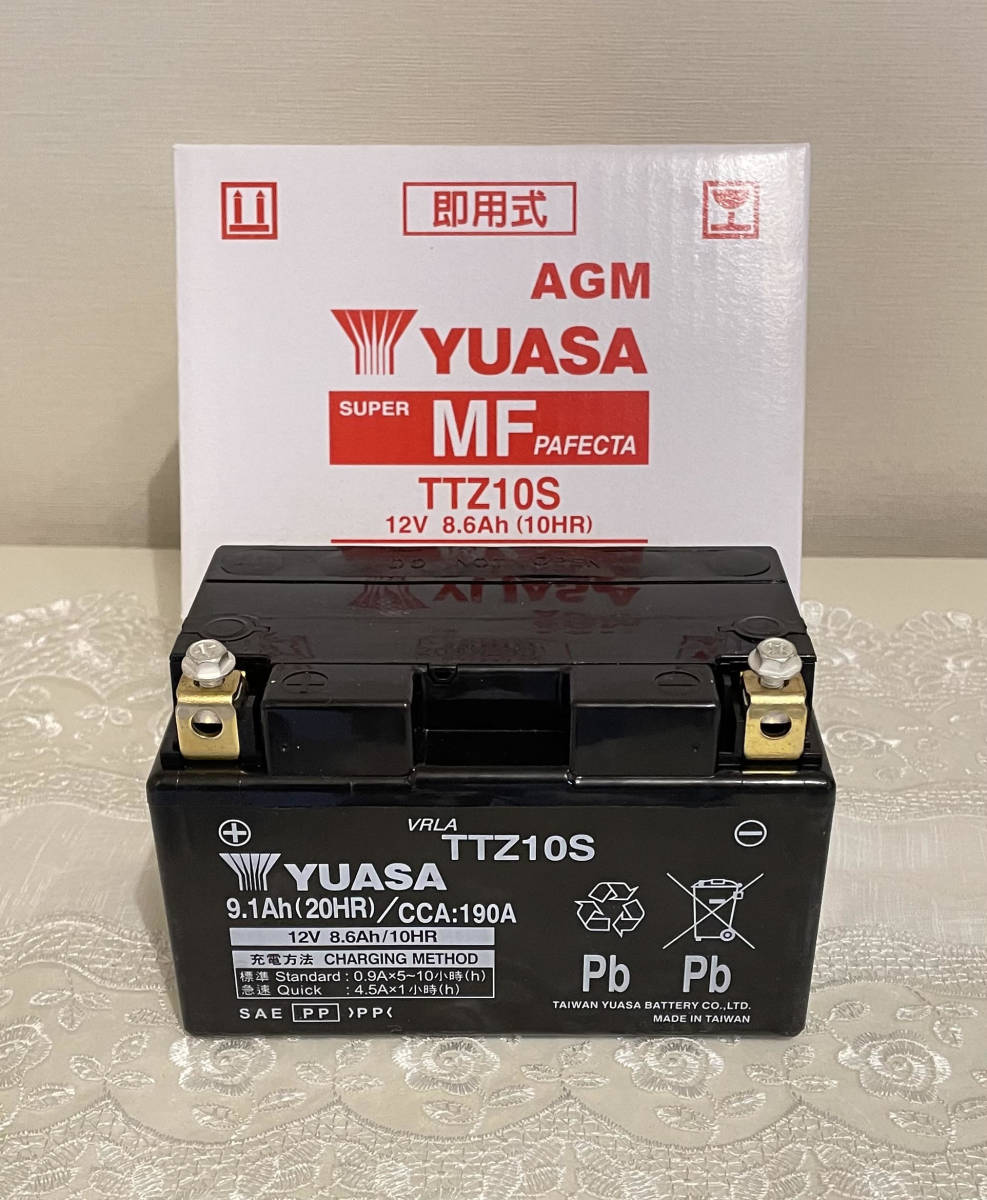 【未使用品】TTZ10S 台湾YUASA(ユアサ) バイク用バッテリー TTZ10S(YTZ10S互換)_画像1