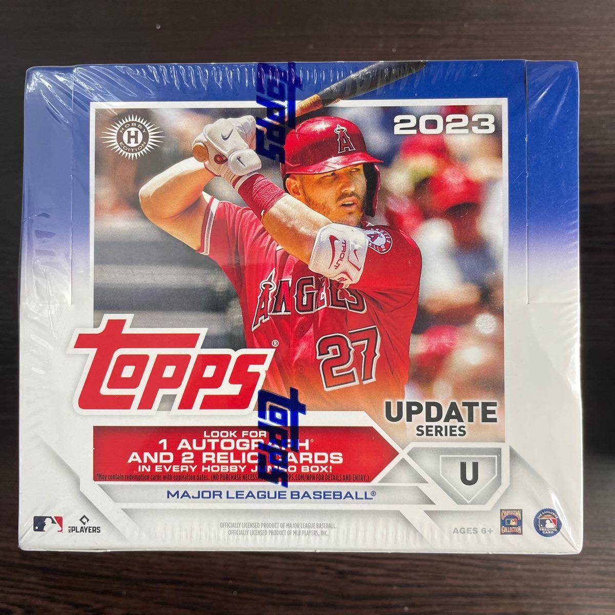 新品未開封 2023 Topps MLB Update Series Hobby Jumbo トップス アップデート シリーズ ベースボール ホビー ジャンボ シュリンク付き_画像1